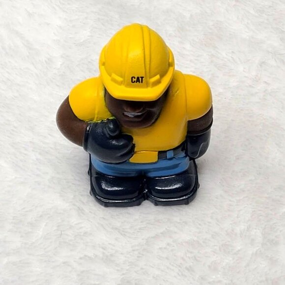 Little People CAT Caterpillar Construction Worker Toy Action Figure - Picture 8 of 9